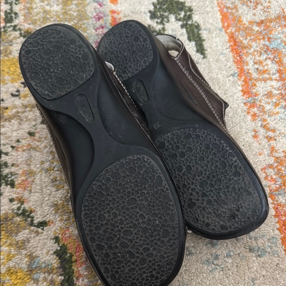 Wolky Brown Leather Sandals - Picture 6 of 7